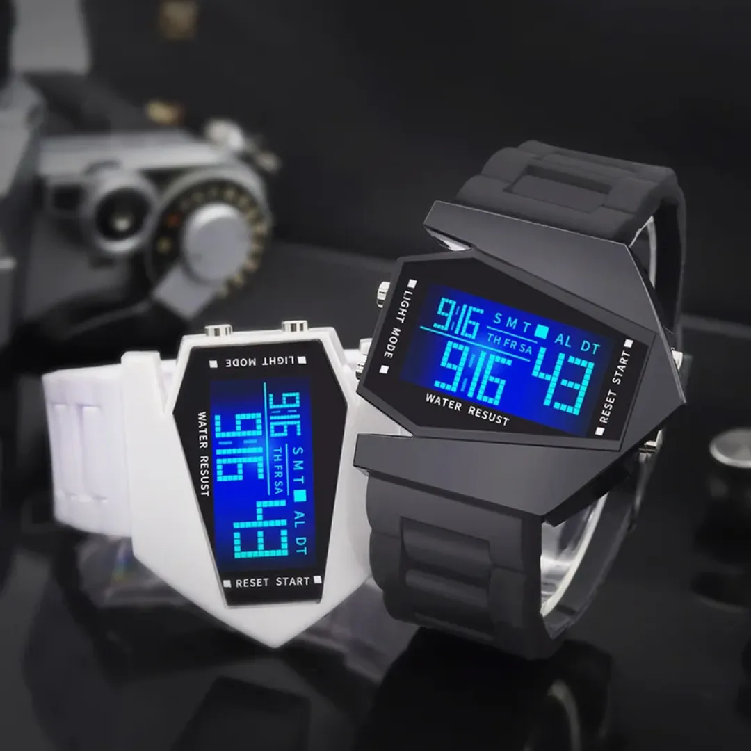 1 Sports Watch Digital Led Multifunction Alarm Chronograph Waterproof Backlight Men Masculino Watches