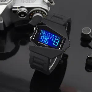 1 Sports Watch Digital Led Multifunction Alarm Chronograph Waterproof Backlight Men Masculino Watches