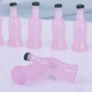 10*29MM Miniature Soda Bottle Cabochons Food Resin Cola Cabochons variety kawaii decoration 10pcs 102510