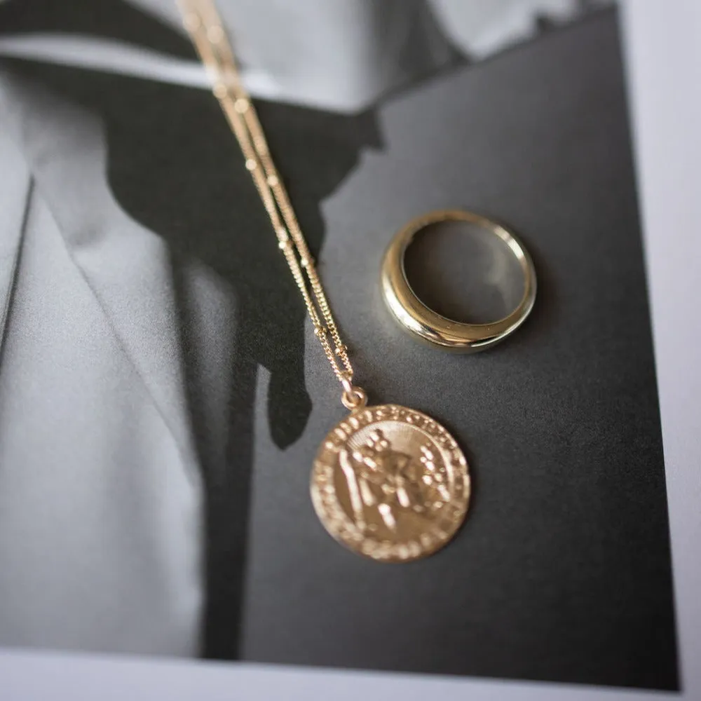 10k Solid Gold Dome Ring