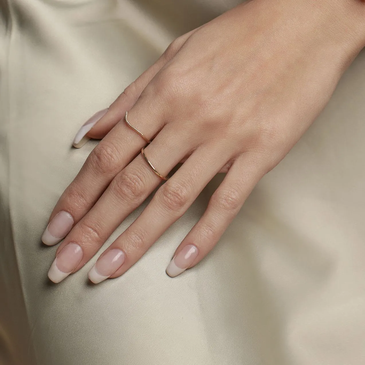 10k Solid Gold Hammered Band