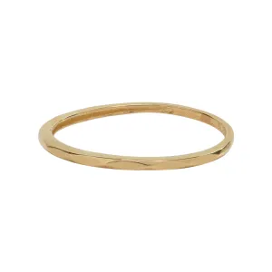 10k Solid Gold Hammered Band