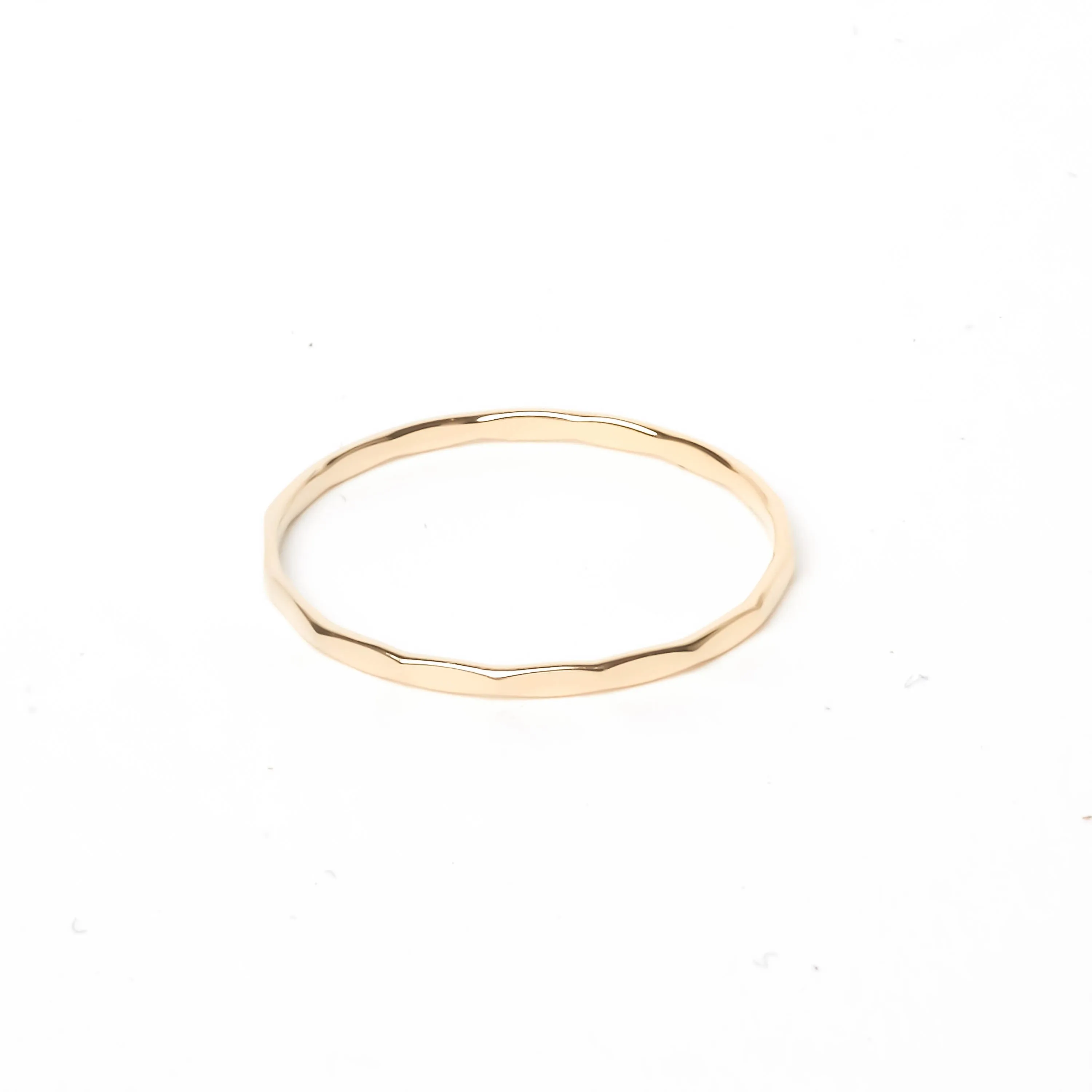 1.2mm Flat Hammered Band