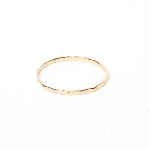 1.2mm Flat Hammered Band