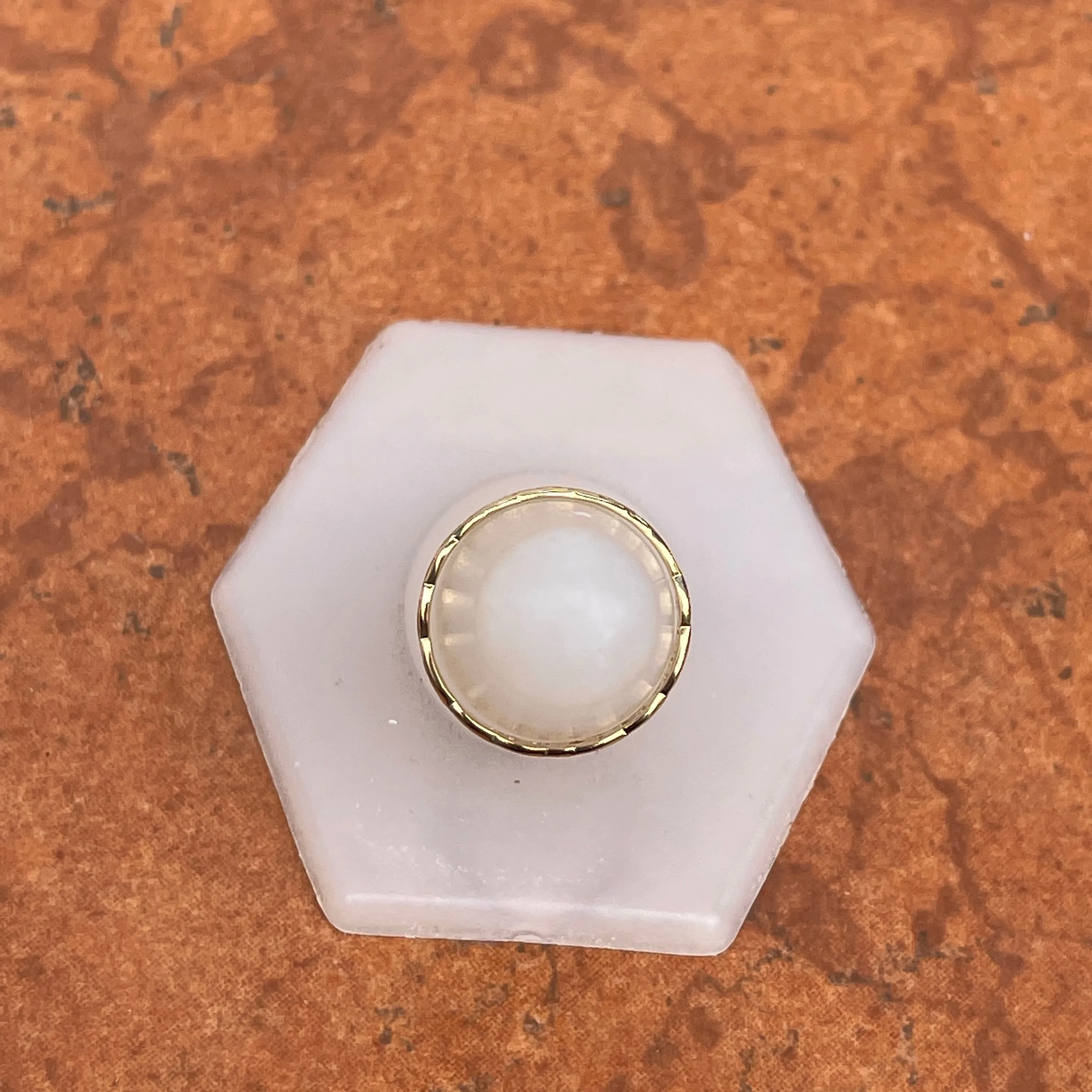 14KT Yellow Gold Thin Celtic Weave Band Ring