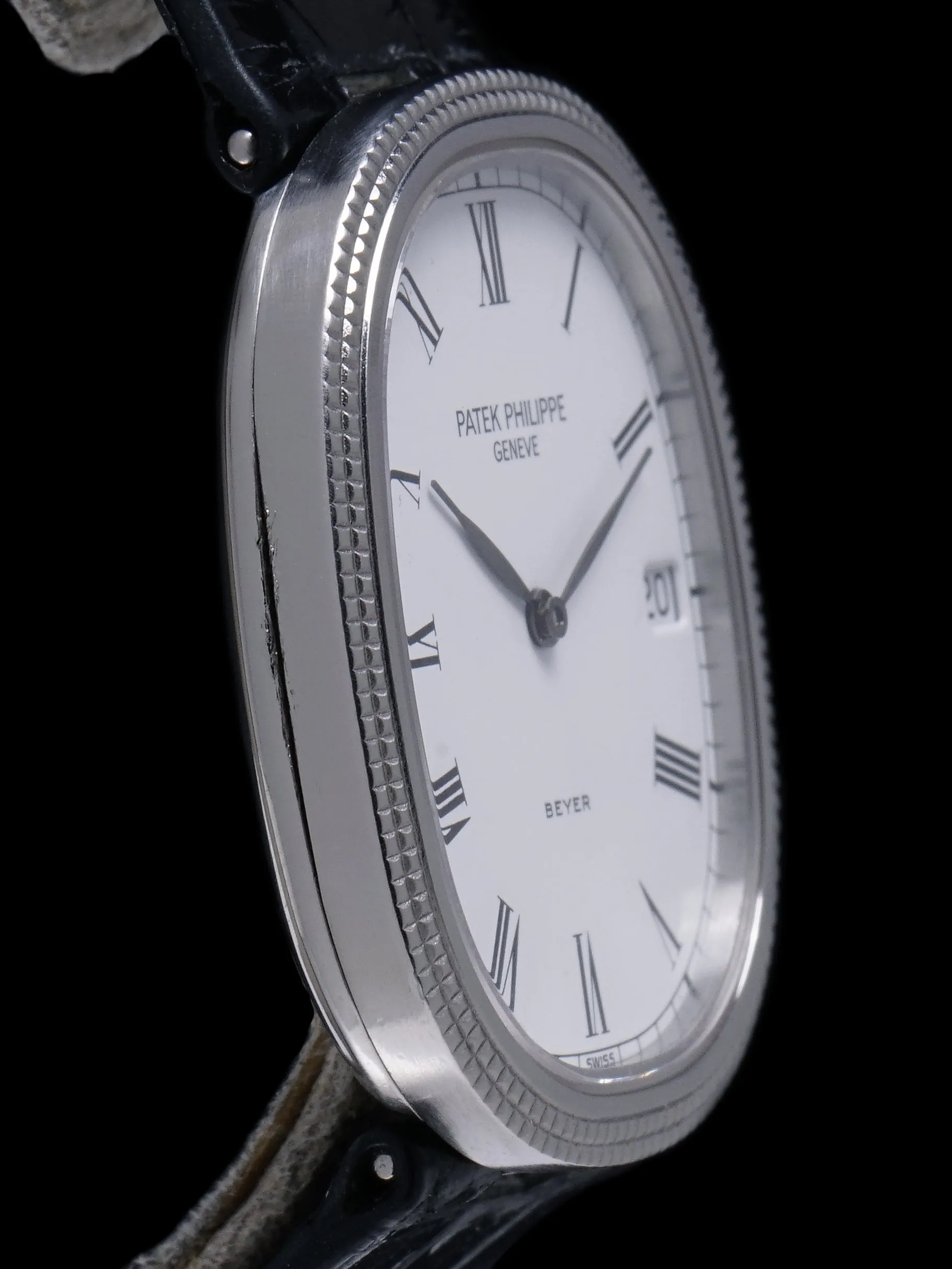 1986 Stainless Steel Patek Philippe Ellipse (Ref. 3931) "Beyer" Cosigned Dial W/ Archive