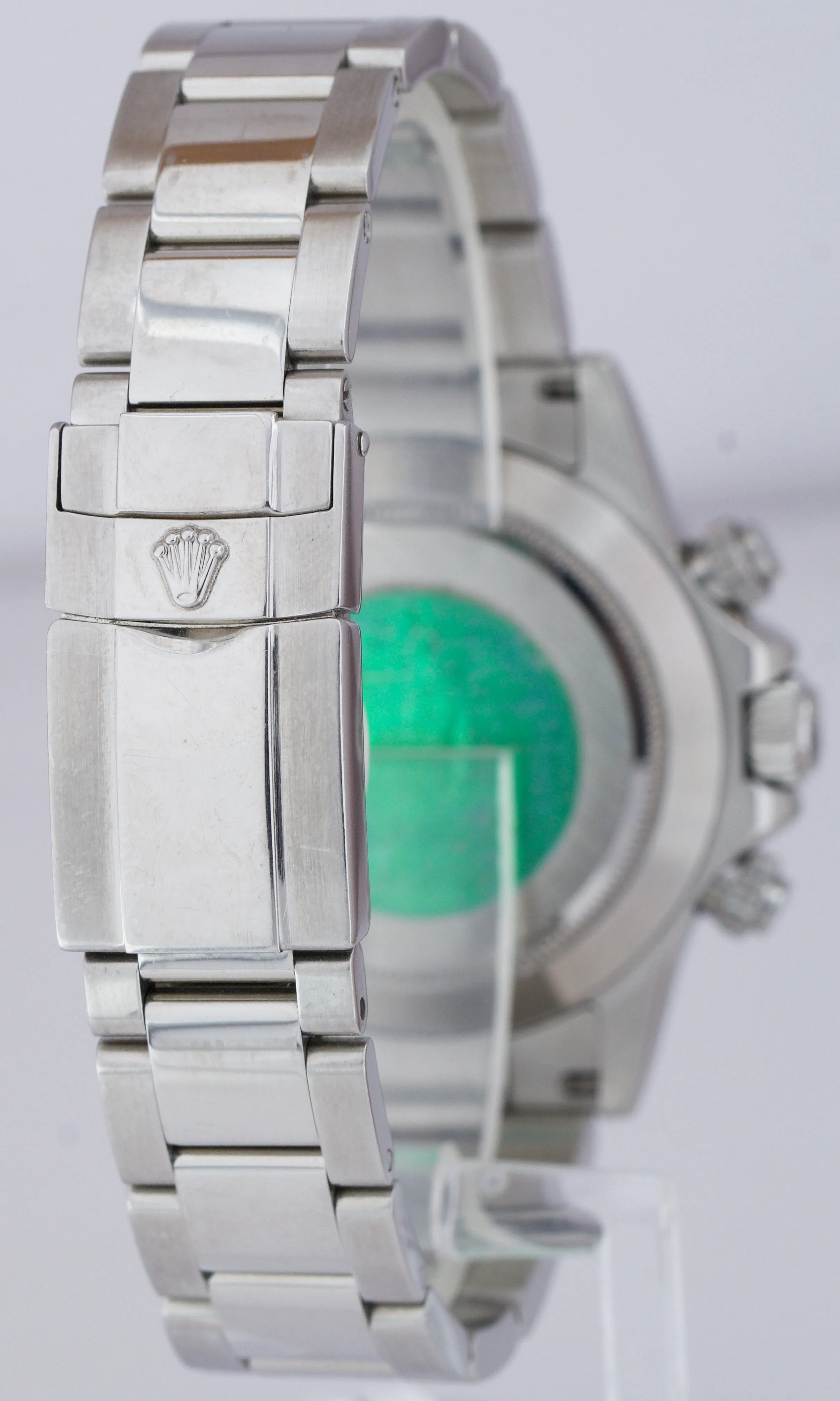 2003 UNPOL. Rolex Daytona Cosmograph Black Stainless Steel 40mm Watch 116520 B P