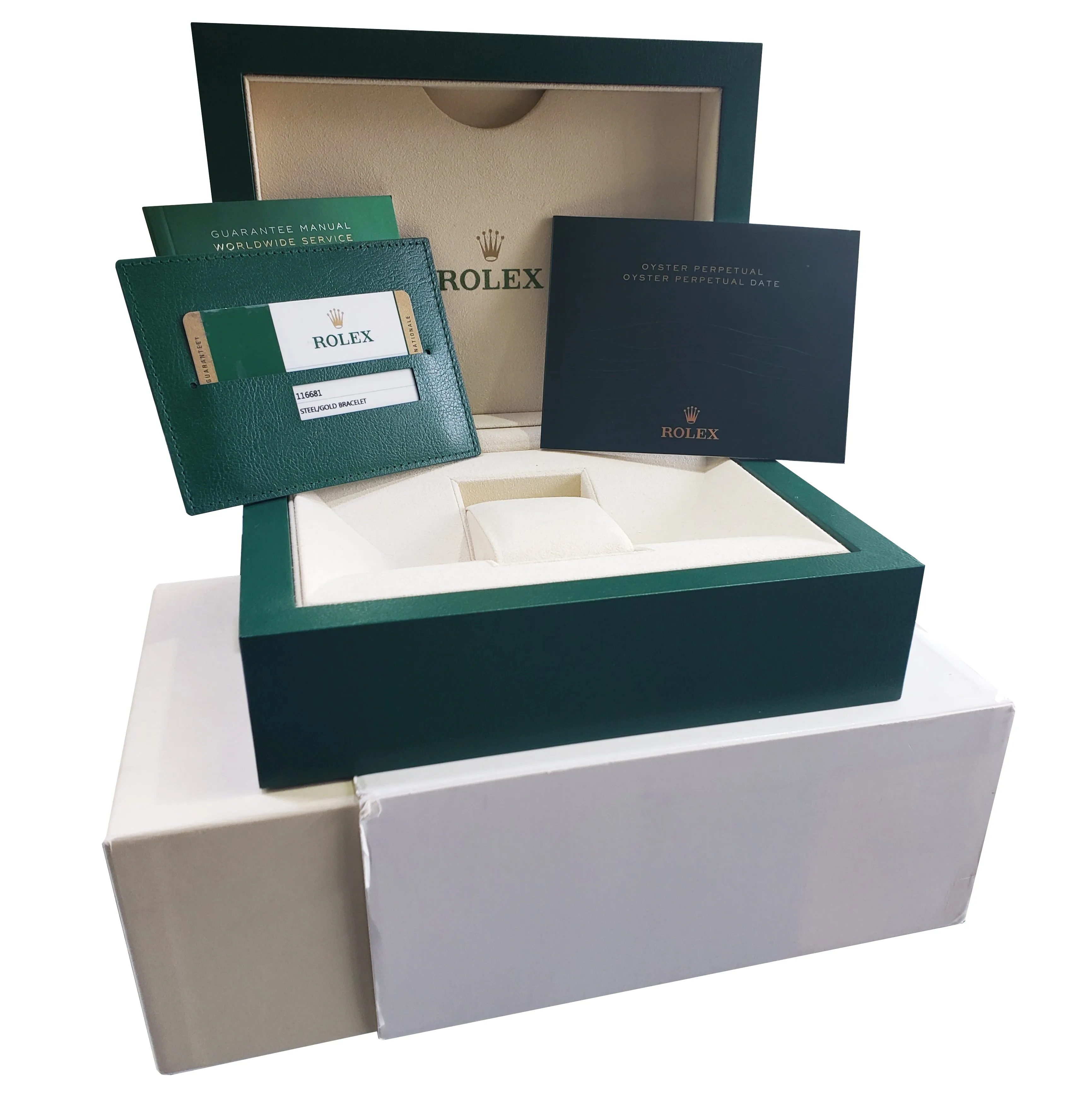 2018 MINT Rolex Yacht-Master II 44mm Two-Tone Rose Gold Ceramic Watch 116681 B P