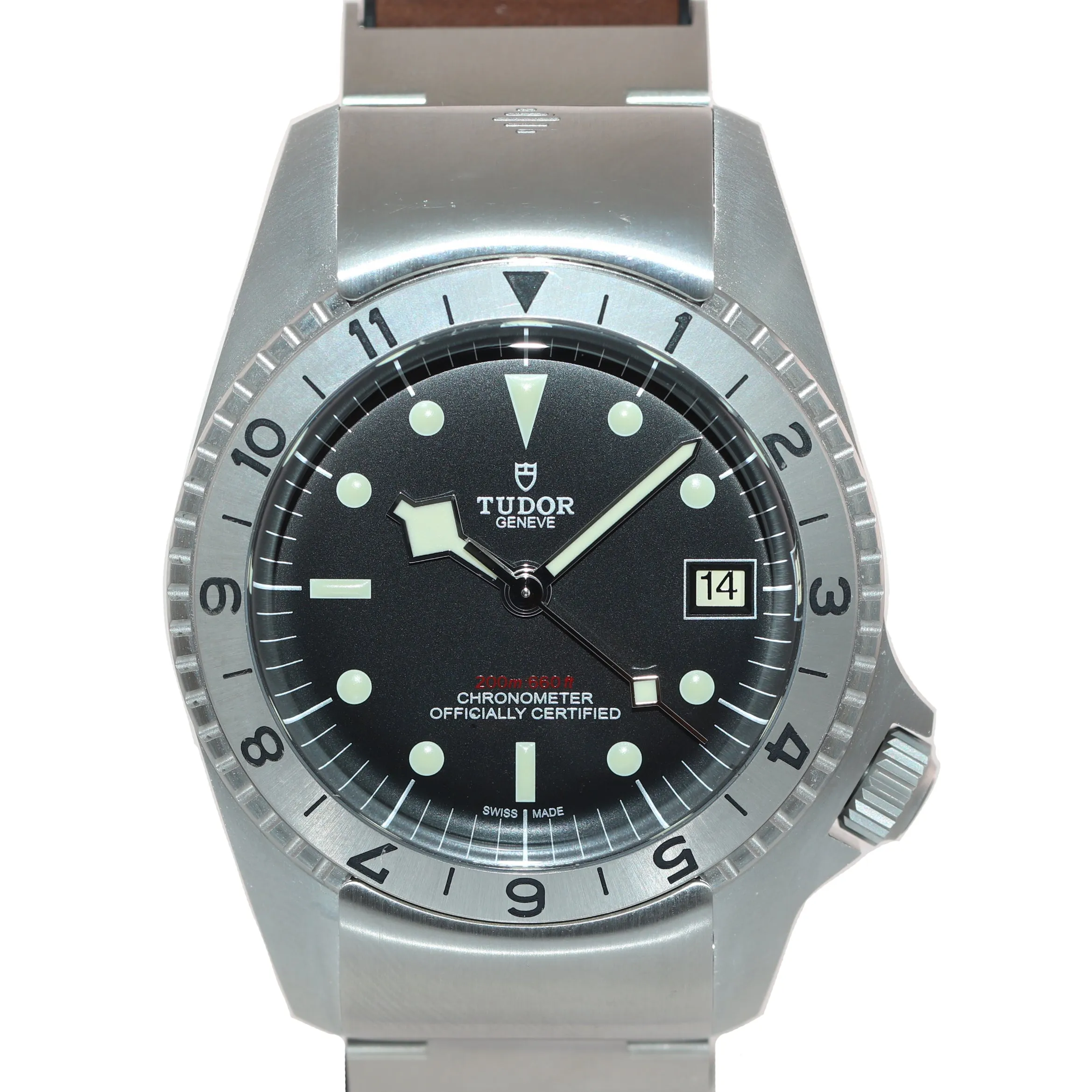 2020 MINT Tudor Black Bay P01 Steel Steel Black 42mm Automatic Date Watch 70150