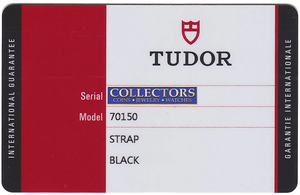2020 MINT Tudor Black Bay P01 Steel Steel Black 42mm Automatic Date Watch 70150