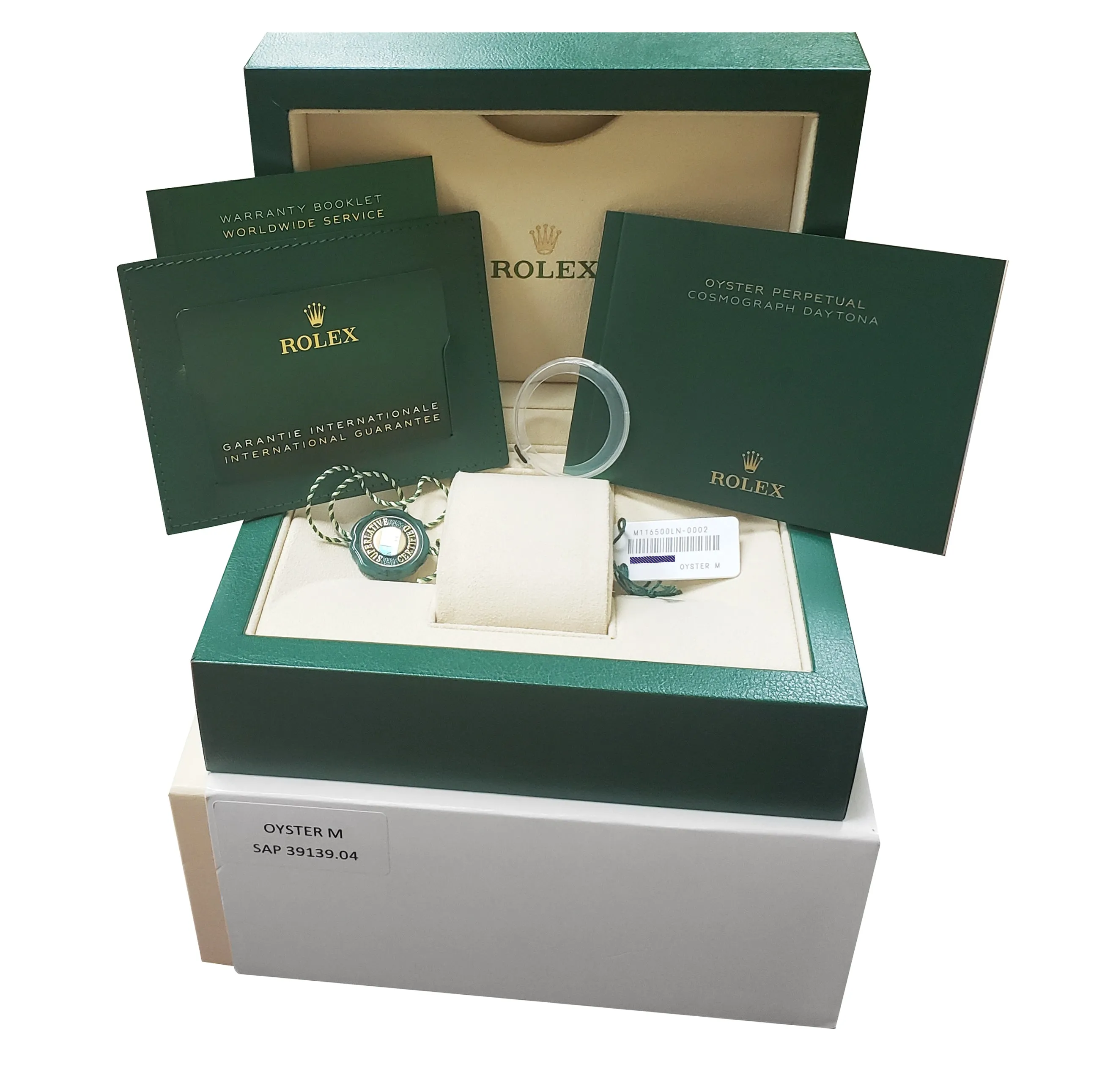 2022 JULY Rolex Daytona Cosmograph Black Steel Chronograph Watch 116500 LN