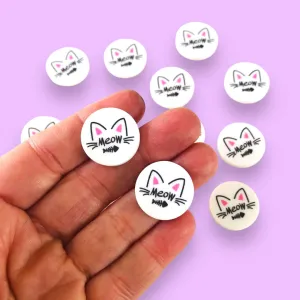 20mm Team Meow - 6 Pair Set