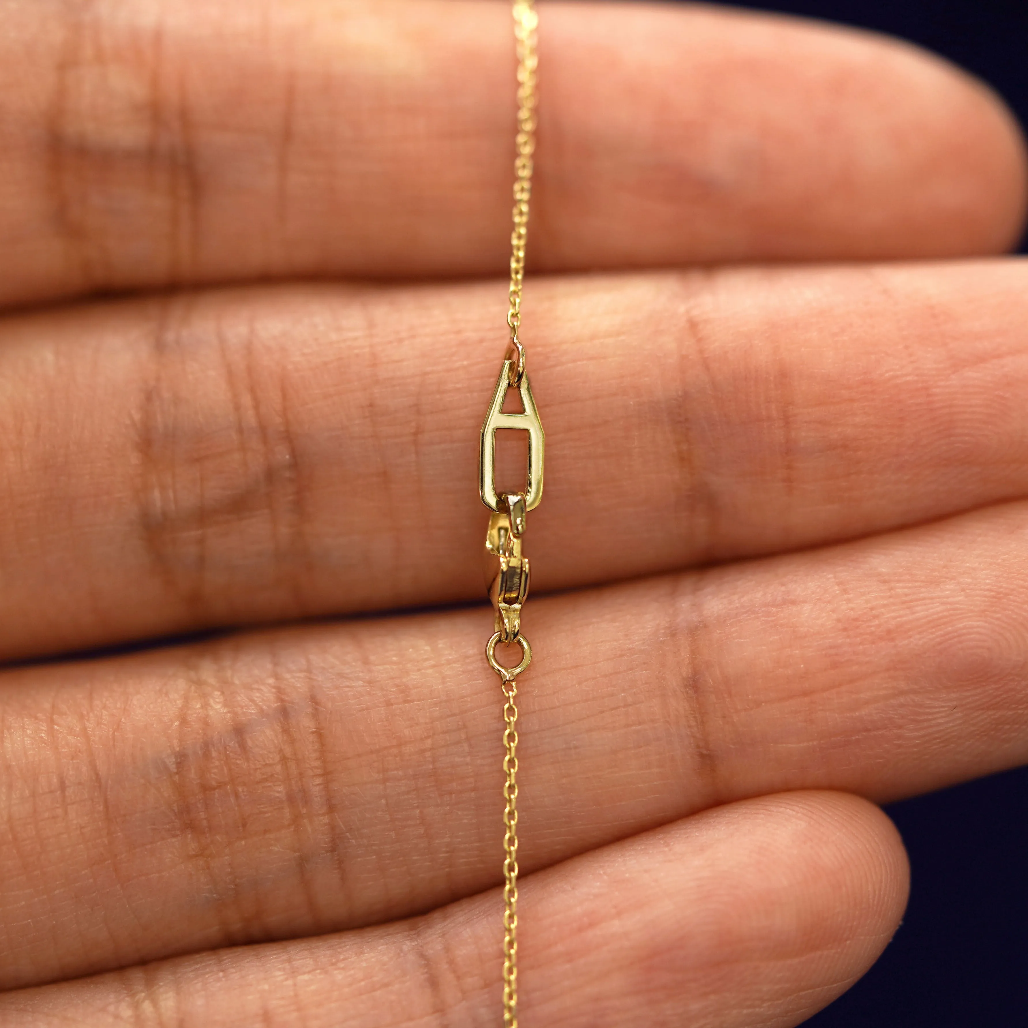 3 Gemstone Cable Necklace