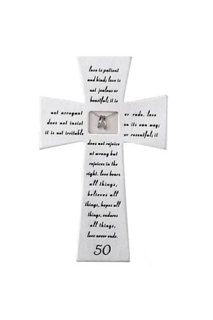 50th Anniversary Wall Cross - LI40177