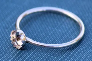 5mm Serrated Bezel Ring blank