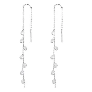 925 Sterling Silver Tassel Drop Earrings