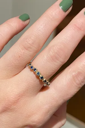Alexandra Dodds Creature Ring - 9ct Gold Blue Sapphire
