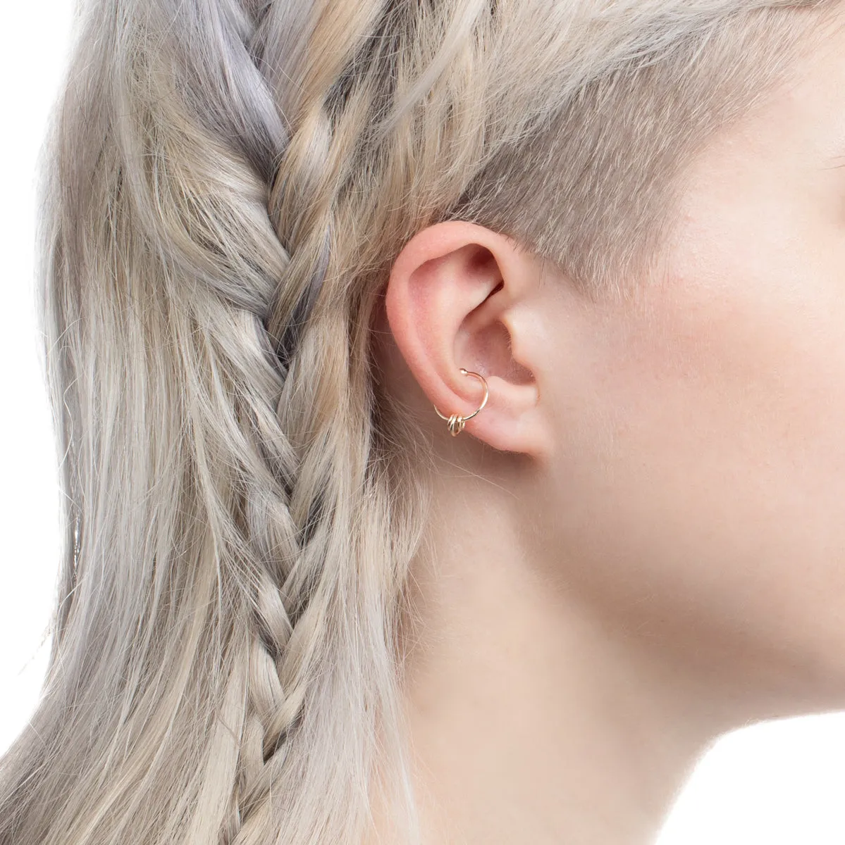 ALL ABOUT BASICS 3 Circles Ear Cuff