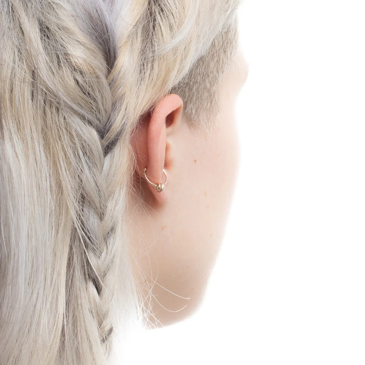 ALL ABOUT BASICS 3 Circles Ear Cuff