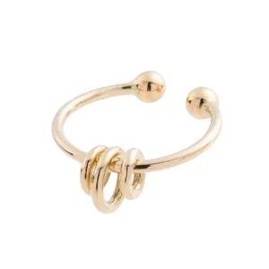 ALL ABOUT BASICS 3 Circles Ear Cuff