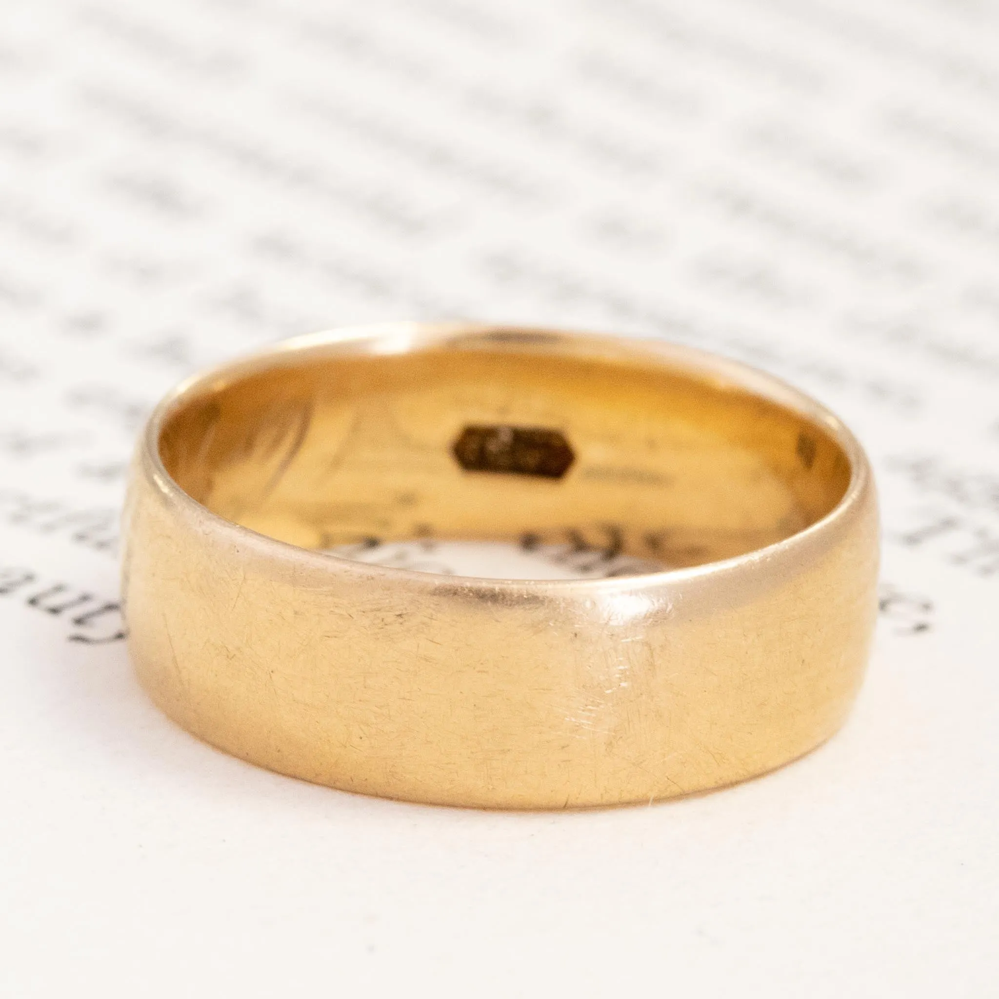 Antique Wedding Band, 6.25mm