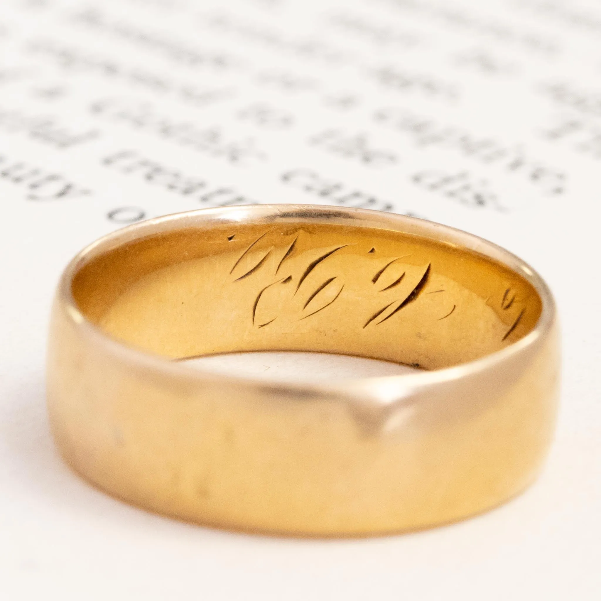 Antique Wedding Band, 6.25mm