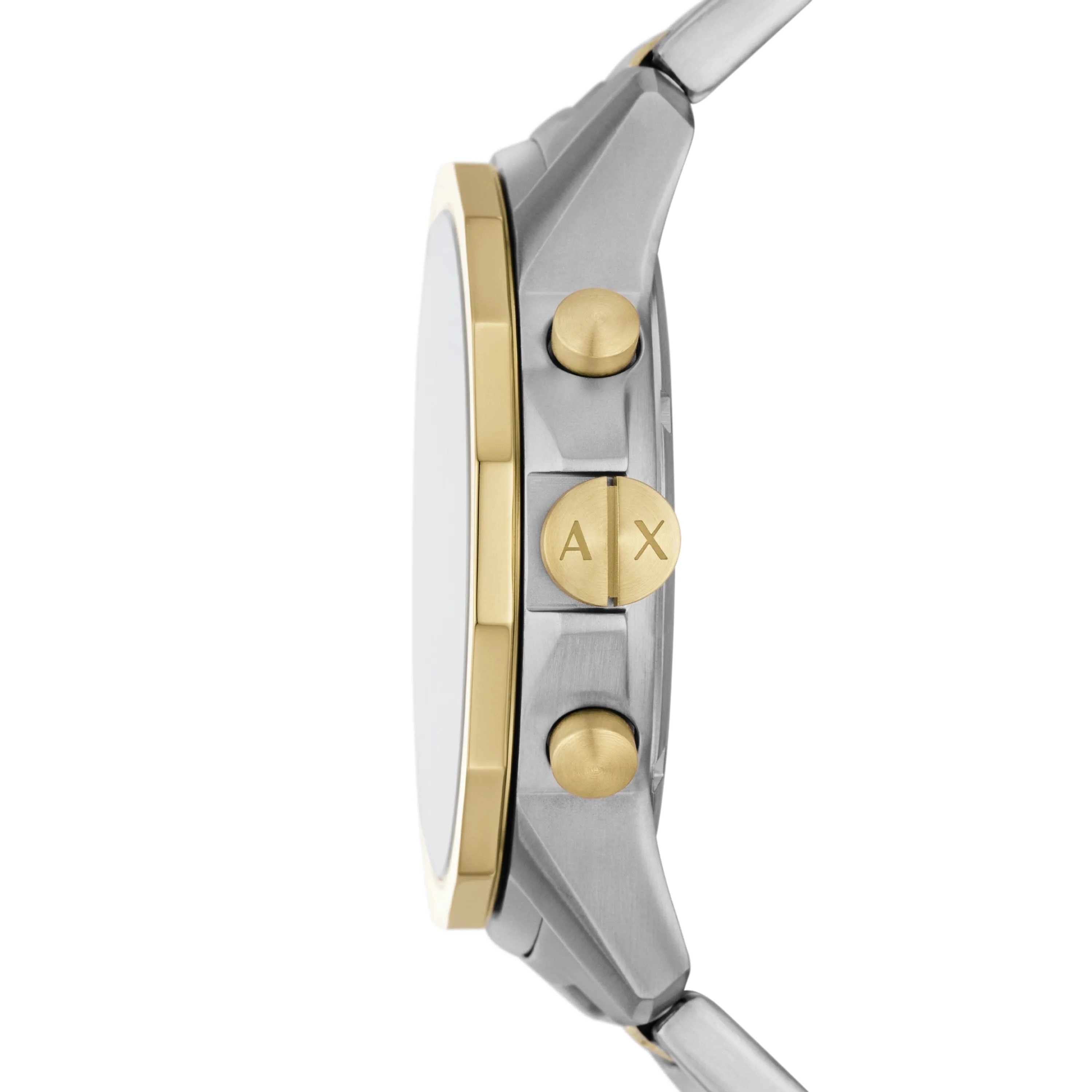 Armani Exchange Chronograph Two-Tone Stainless Steel Watch and Bracelet Set AX7148SET
