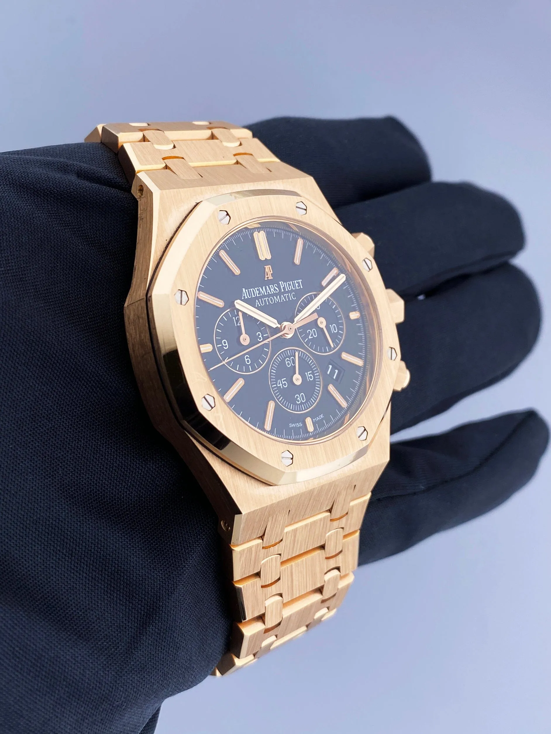 Audemars Piguet Royal Oak 26320OR 18K Rose Gold Chronograph Mens Watch
