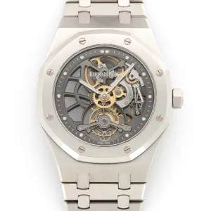 Audemars Piguet Royal Oak Platinum Skeletonized Tourbillon Watch Ref. 26511