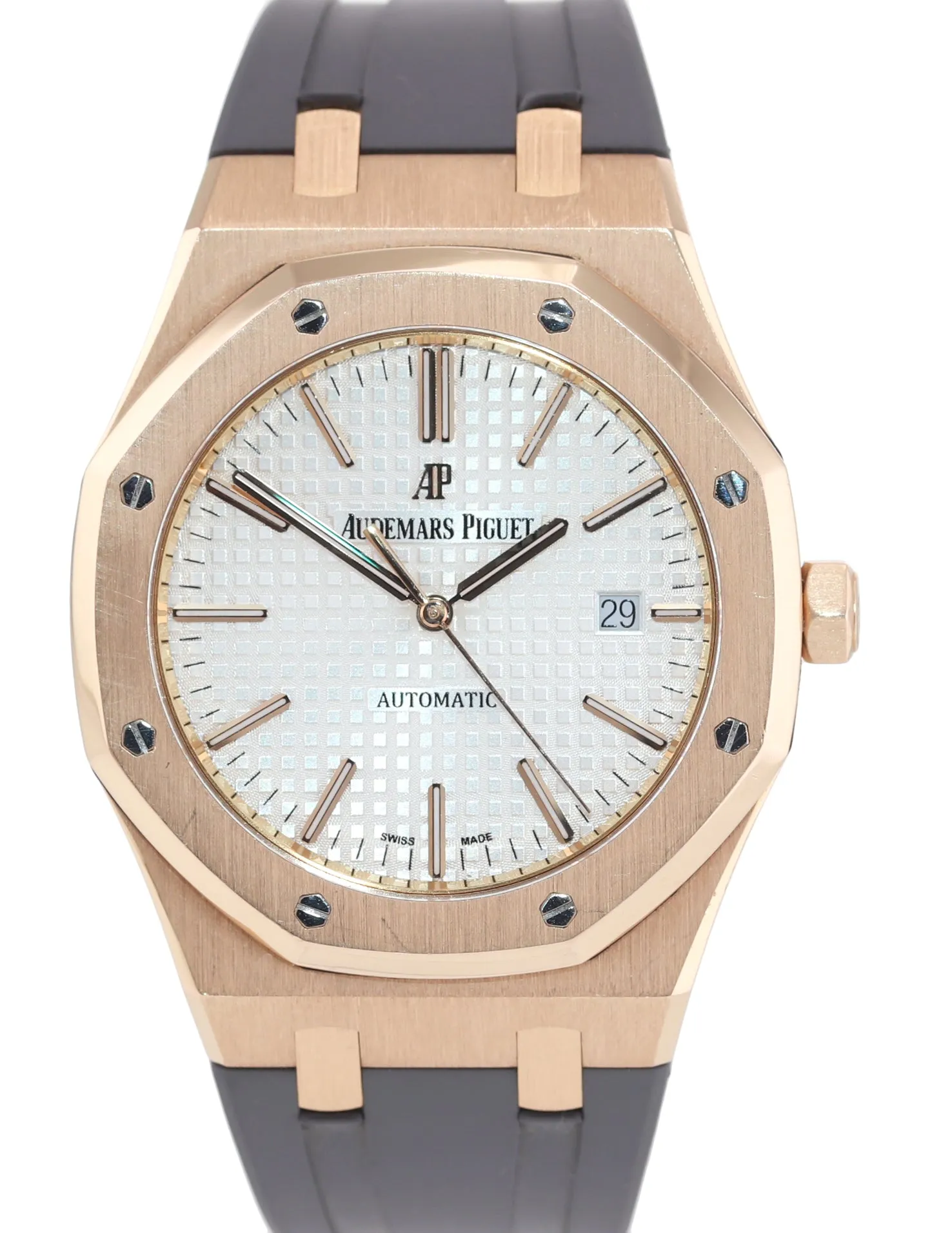 Audemars Piguet Royal Oak White 41mm 15400 Rose Gold 15400OR.OO.D088CR.01