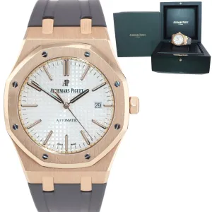 Audemars Piguet Royal Oak White 41mm 15400 Rose Gold 15400OR.OO.D088CR.01