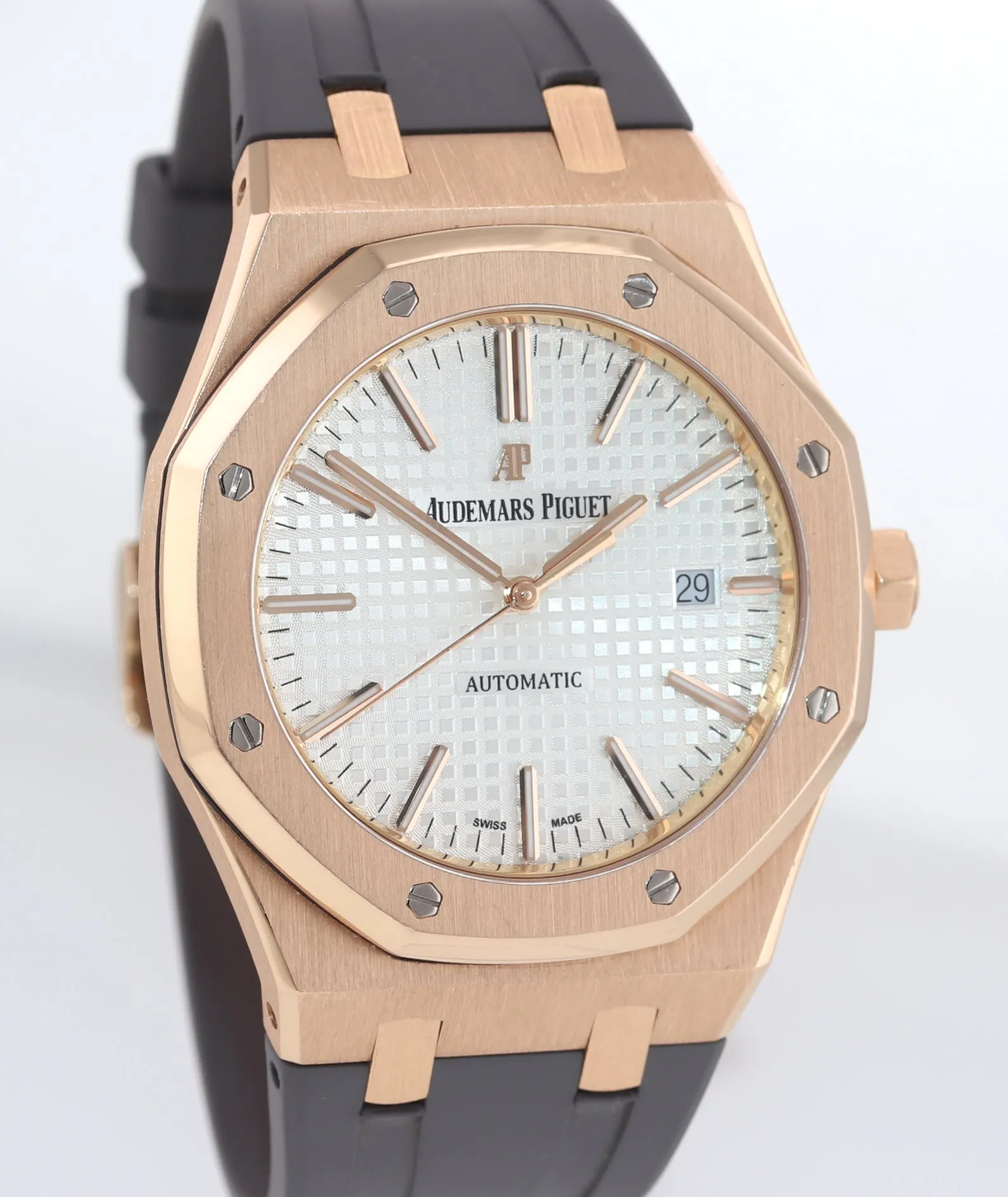 Audemars Piguet Royal Oak White 41mm 15400 Rose Gold 15400OR.OO.D088CR.01