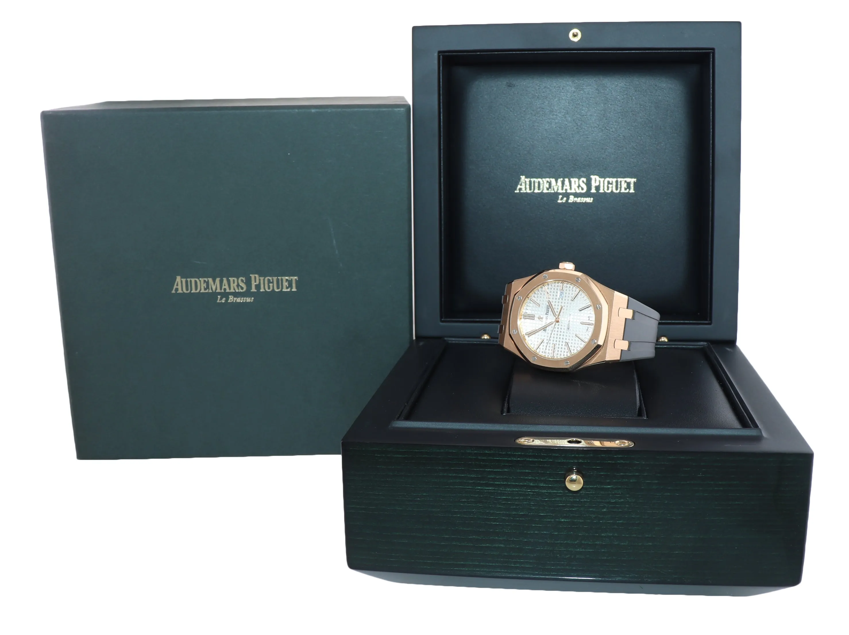 Audemars Piguet Royal Oak White 41mm 15400 Rose Gold 15400OR.OO.D088CR.01
