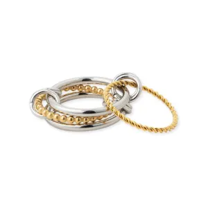 Barcha Maddox Stacked Ring - Two Toned