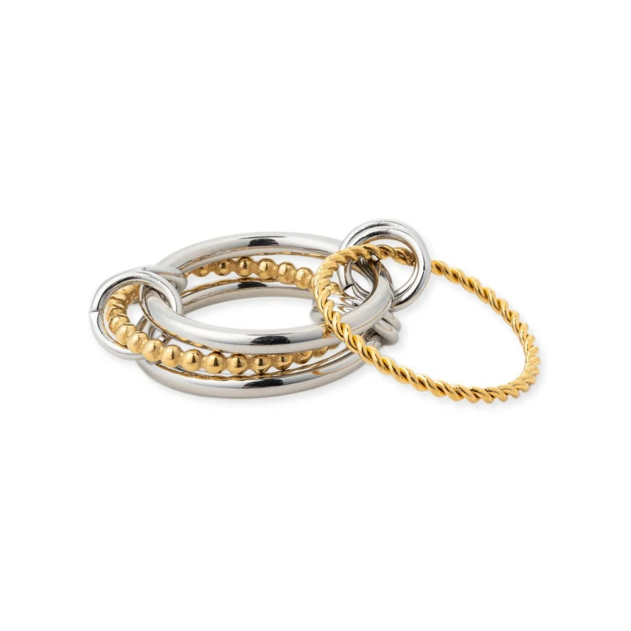 Barcha Maddox Stacked Ring - Two Toned