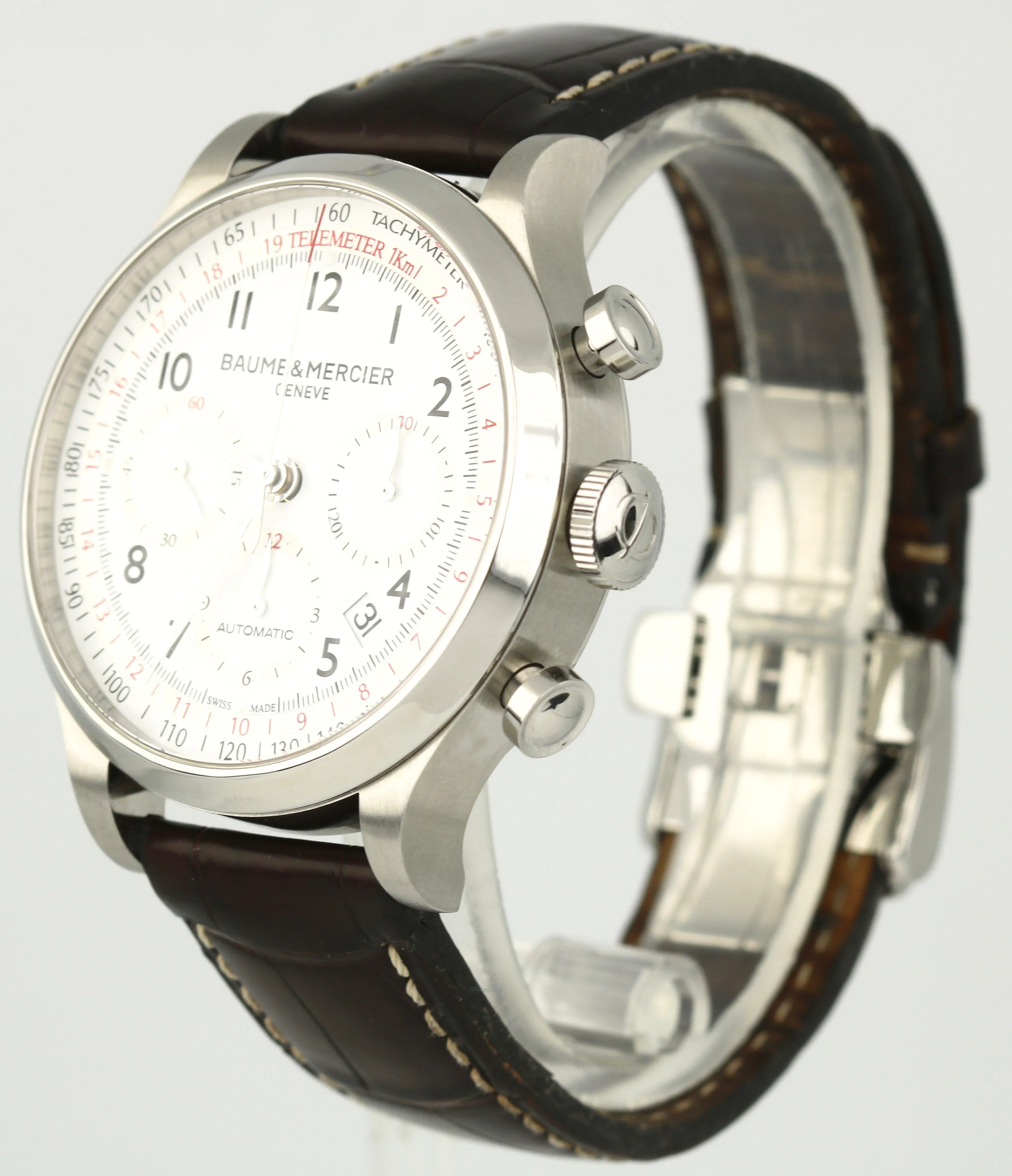 Baume & Mercier Capeland Chronograph Stainless Steel 42mm Watch M0A10082 65726