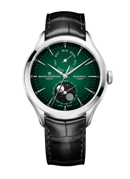 Baume & Mercier Clifton Moonphase Green 10654