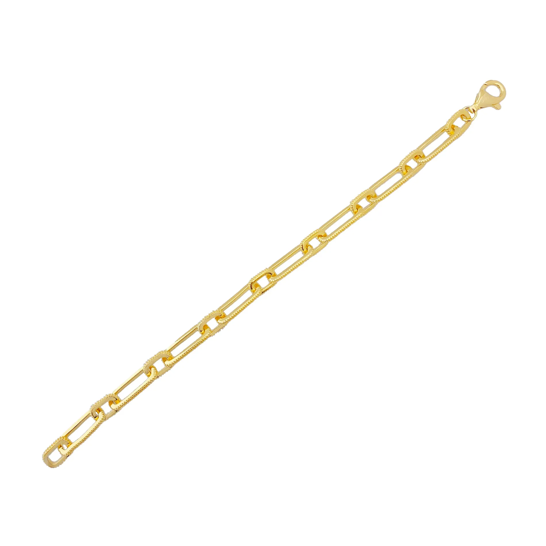 Beaded Chunky Link Bracelet