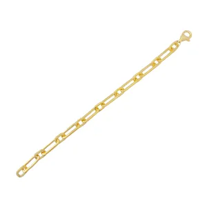 Beaded Chunky Link Bracelet