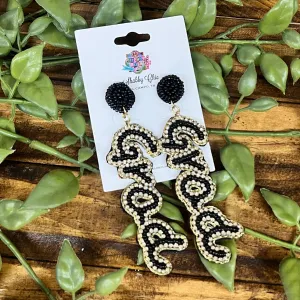 Beaded Grad Earrings