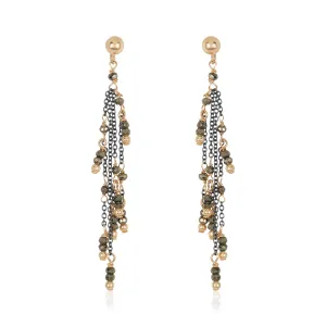 Beaded Tassel Earrings