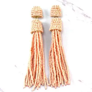 Beaded Tassel Earrings