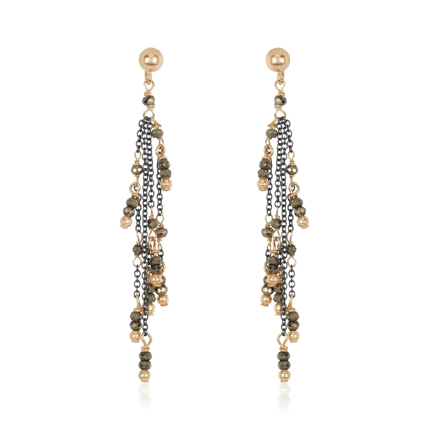 Beaded Tassel Earrings