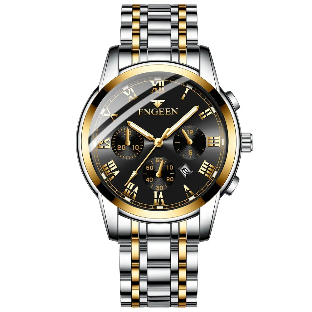 BINBONG Men Watches 2025 Top Brand Luxury Waterproof