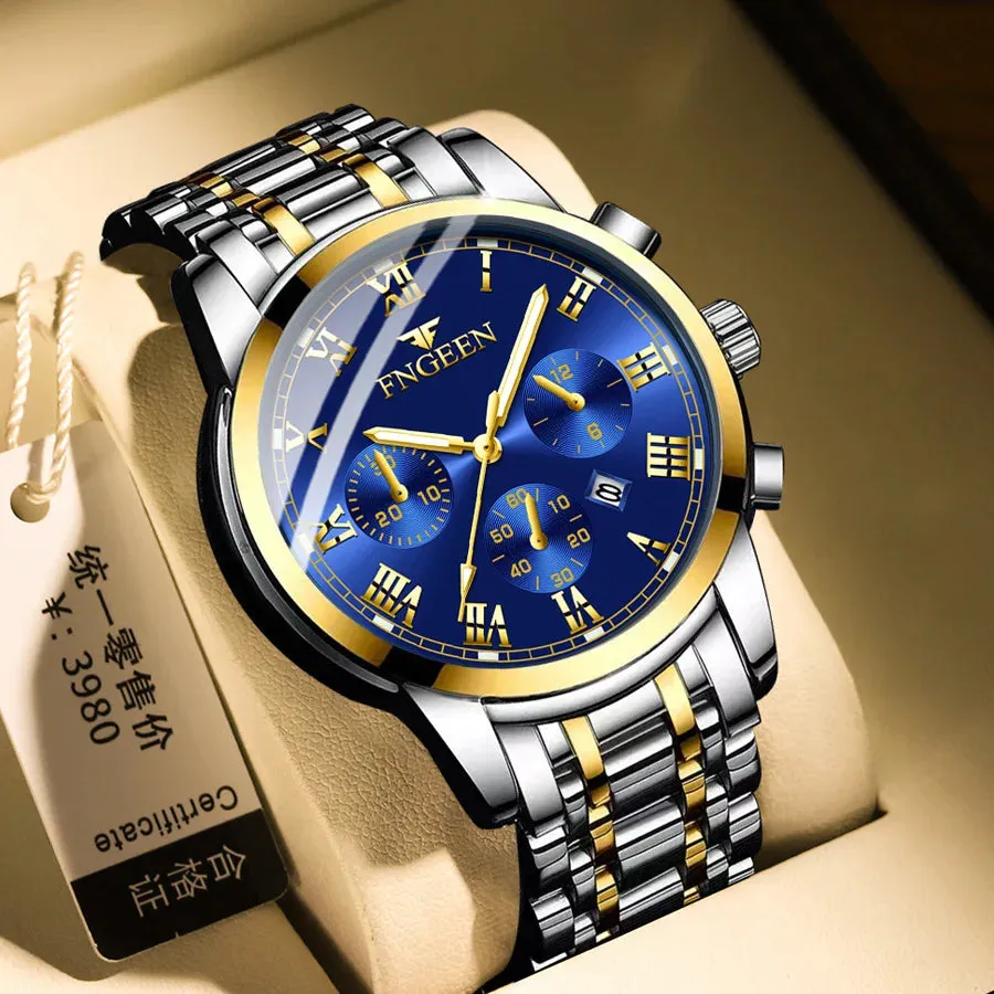 BINBONG Men Watches 2025 Top Brand Luxury Waterproof