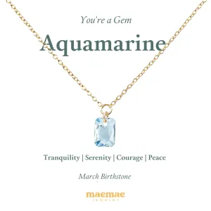 Birthstone Crystal Necklace