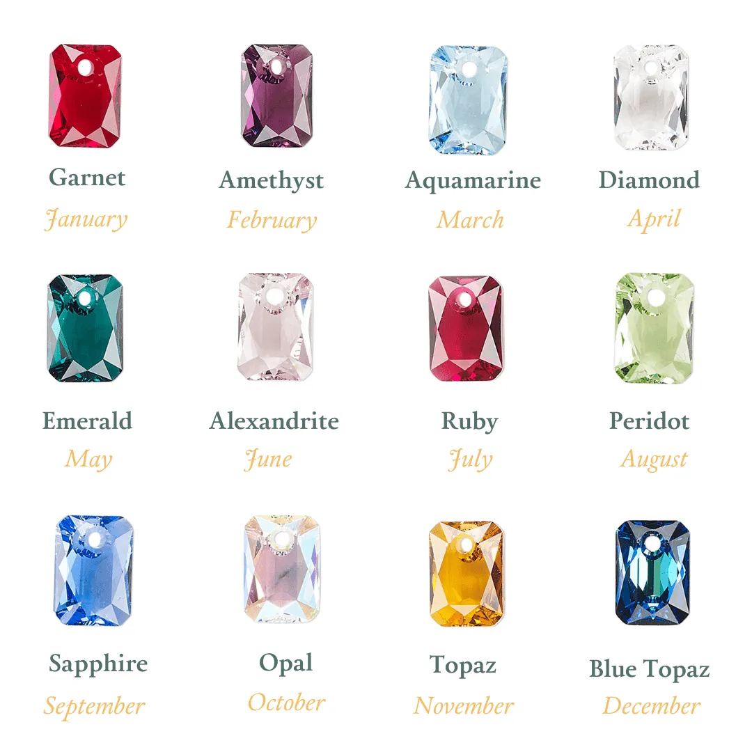 Birthstone Crystal Necklace