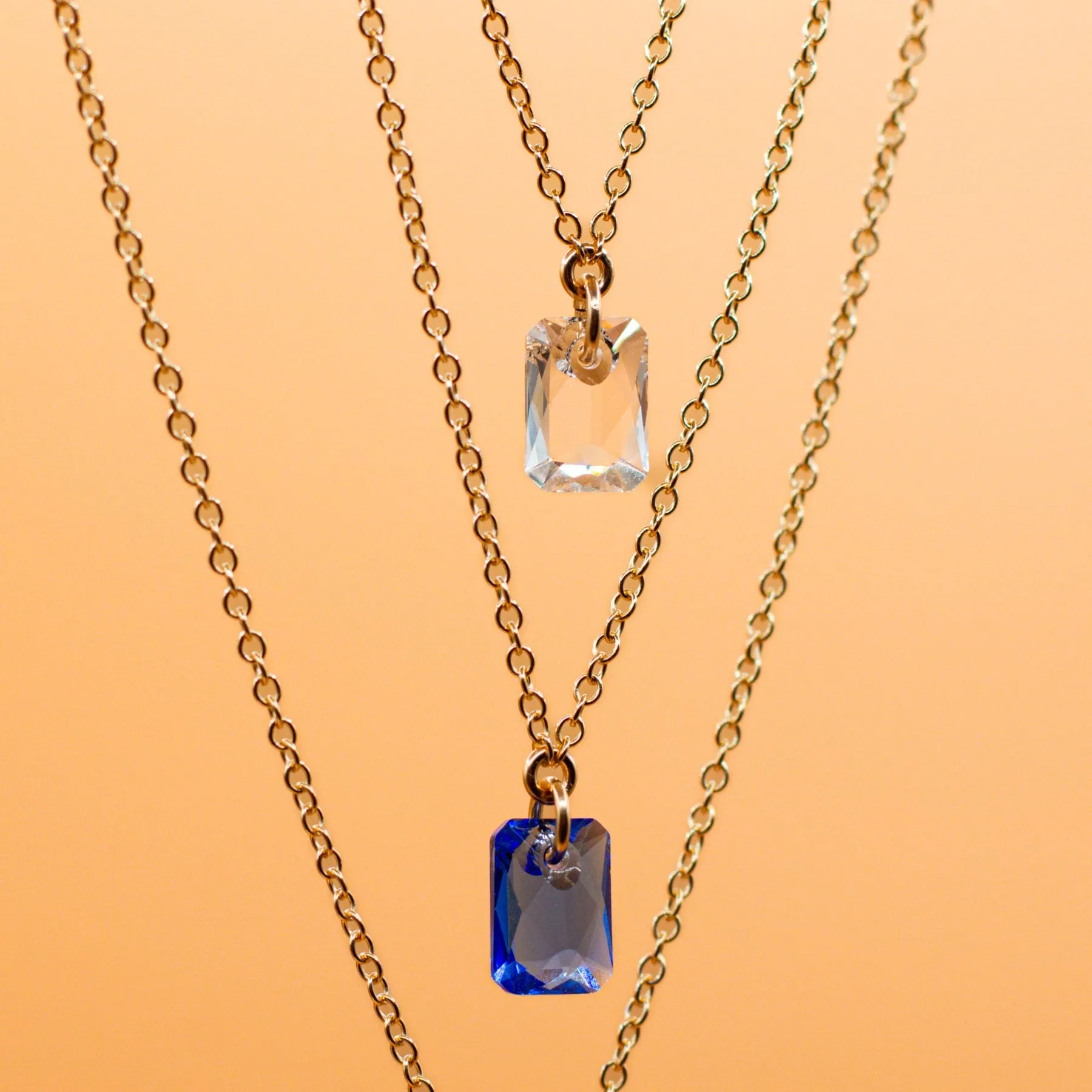 Birthstone Crystal Necklace