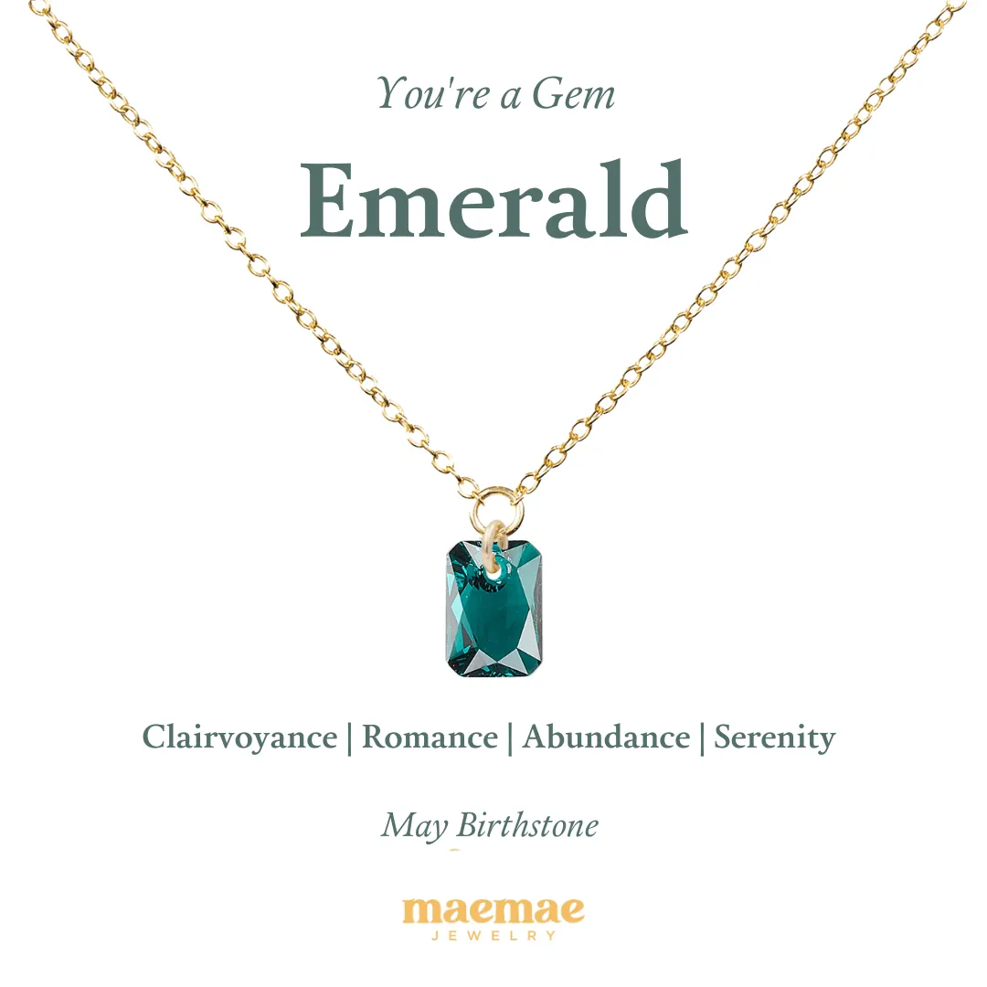 Birthstone Crystal Necklace