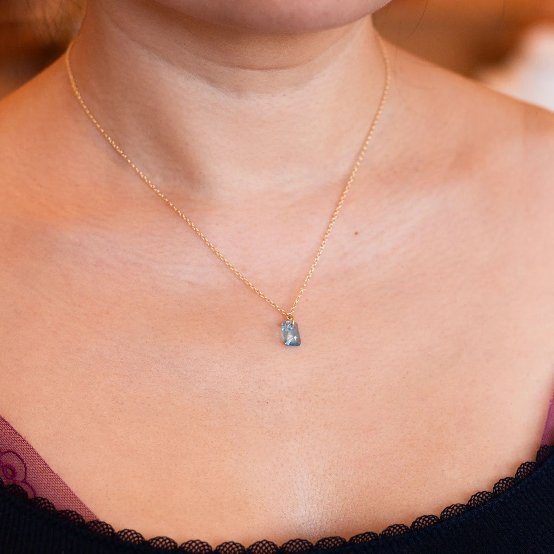 Birthstone Crystal Necklace
